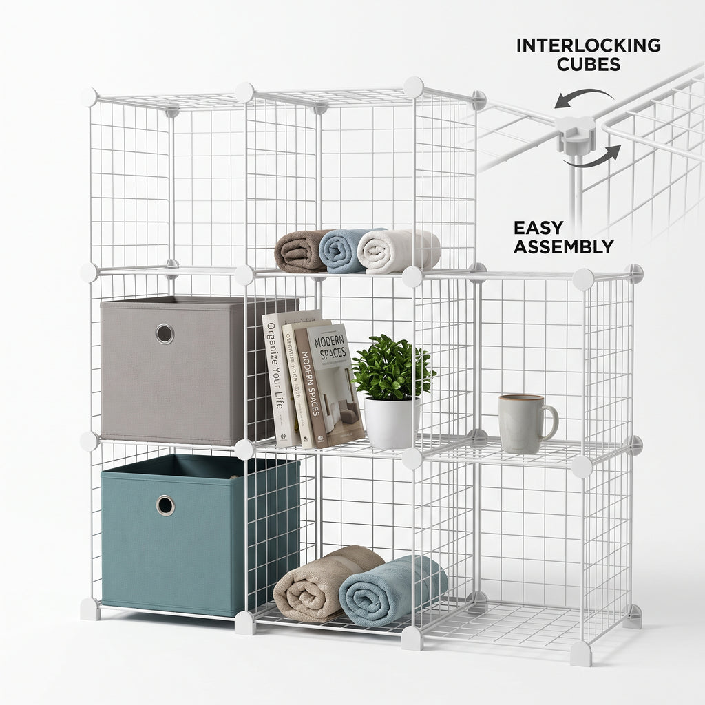 Forma Cube Storage System – Flexible Modular Shelving for Modern Organized Spaces